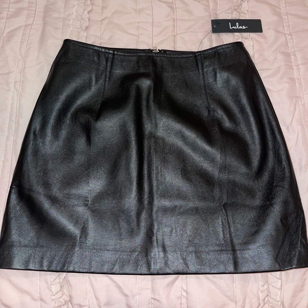Lulu’s Leather Skirt